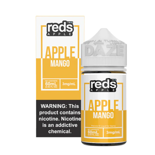 REDSMango-min_7d37d514-7d9f-4498-9c97-f0dede6c3b1b Reds Apple Free Base Nicotine - Apple Mango | 60mL - Image 1